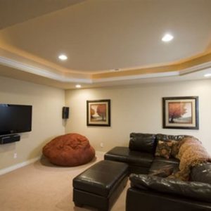 הנמכת תקרה בסלון